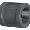 Aqua-Dynamic Black Galvanized Fitting, Coupling, 1/2-in