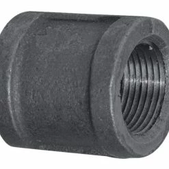 Aqua-Dynamic Black Galvanized Iron Fitting, Coupling, 1-in