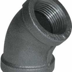 Aqua-Dynamic 45-Degree Black Galvanized Fitting, Elbow, 1/2-in -Aqua-Dynamic Store black elbow 45 degree 1 2 f739a46a 6b6f 4bd6 b317 3a284f24d97a
