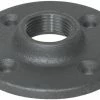 Aqua-Dynamic Black Galvanized Fitting, Flange, 1/2-in