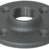 Aqua-Dynamic Black Galvanized Fitting, Flange, 3/4-in