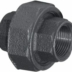 Aqua-Dynamic Black Galvanized Fitting, Union, 1/2-in