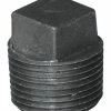 Aqua-Dynamic Black Galvanized Fitting, Plug, 1-in