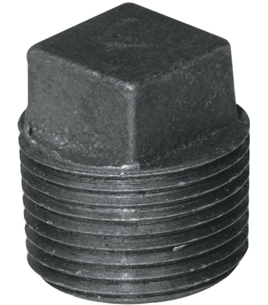 Aqua-Dynamic Black Galvanized Fitting, Plug, 1-in 1 Aqua-Dynamic Black Galvanized Fitting, Plug, 1-in