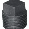 Aqua-Dynamic Black Galvanized Fitting, Plug, 3/4-in