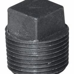 Aqua-Dynamic Black Galvanized Fitting, Plug, 3/4-in