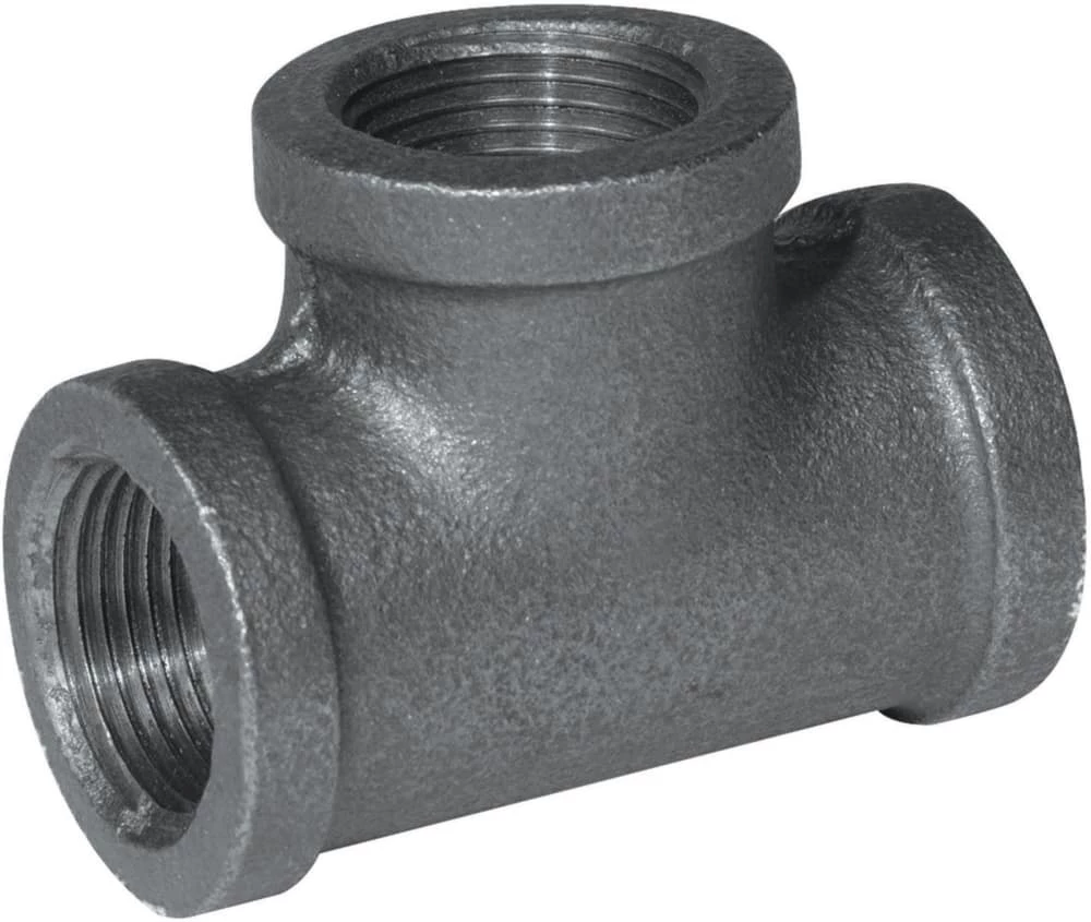 Aqua-Dynamic Black Galvanized Fitting, Tee, 1/2-in 1 Aqua-Dynamic Black Galvanized Fitting, Tee, 1/2-in