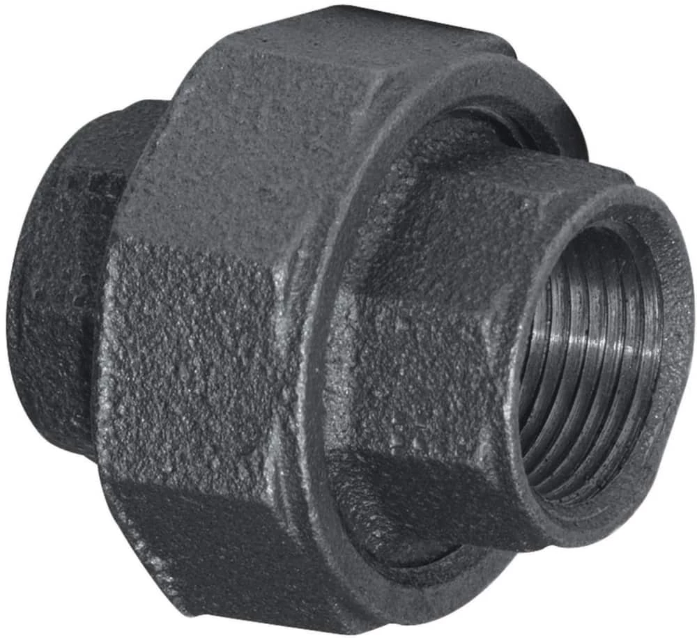 Aqua-Dynamic Black Galvanized Fitting, Union, 3/4-in 1 Aqua-Dynamic Black Galvanized Fitting, Union, 3/4-in