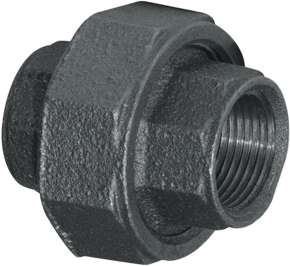 Aqua-Dynamic Black Galvanized Fitting, Union, 3/4-in 2 Aqua-Dynamic Black Galvanized Fitting, Union, 3/4-in - Image 2