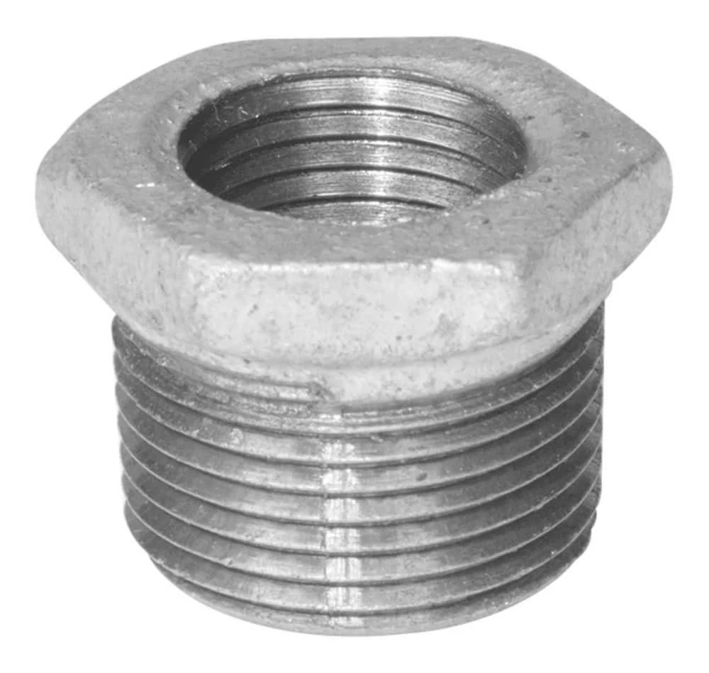 Aqua-Dynamic Galvanized Fitting Iron HEX Bushing, 3/4 X 1/2-in 1 Aqua-Dynamic Galvanized Fitting Iron HEX Bushing, 3/4 X 1/2-in