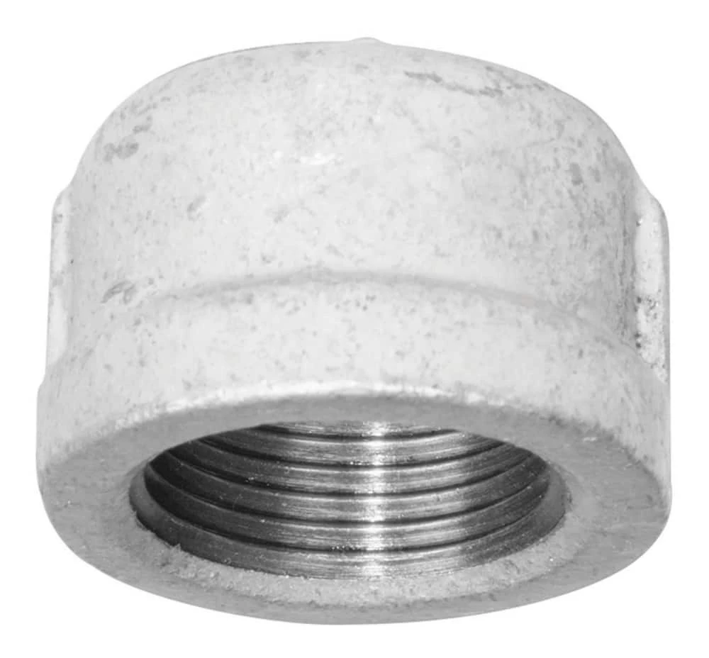 Aqua-Dynamic Galvanized Fitting, Cap, 3/8-in 1 Aqua-Dynamic Galvanized Fitting, Cap, 3/8-in