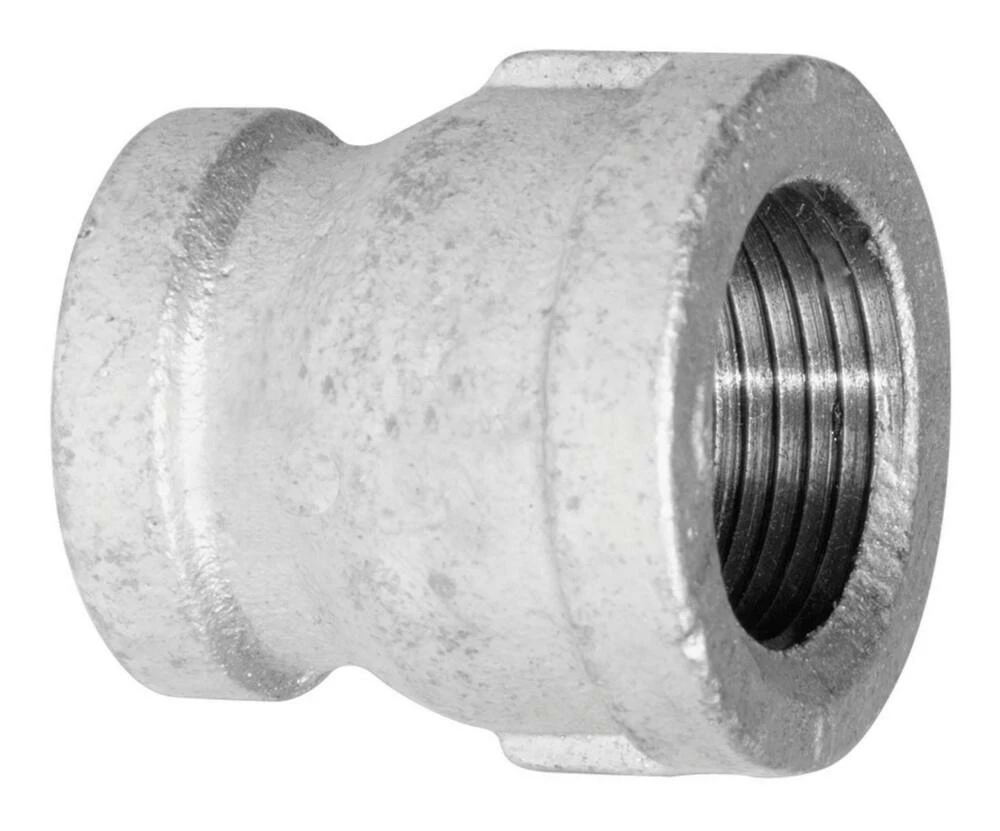Aqua-Dynamic Galvanized Iron Fitting, Coupling, 3/4 X 3/8-in 1 Aqua-Dynamic Galvanized Iron Fitting, Coupling, 3/4 X 3/8-in