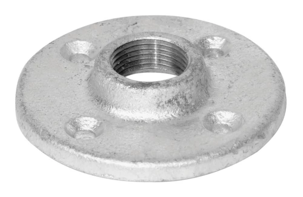 Aqua-Dynamic Galvanized Fitting, Flange, 3/4-in 1 Aqua-Dynamic Galvanized Fitting, Flange, 3/4-in