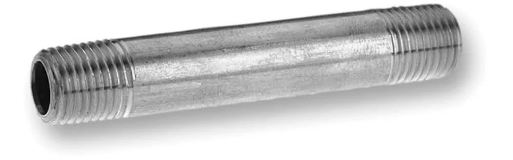 Aqua-Dynamic Galvanized Pipe Nipple, 3/8 X 4-in 1 Aqua-Dynamic Galvanized Pipe Nipple, 3/8 X 4-in