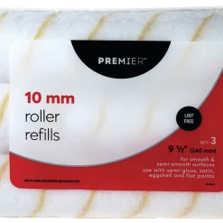 Premier Paint Premier Lint Free Paint Rollers Refill, 3-pk, 10-mm