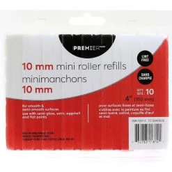 Premier Paint Premier Lint Free Mini Paint Roller, With Long Handle, 10-pk, 10-mm
