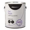 Premier Paint Premier Interior Ceiling Paint, Flat, White, 3.78-L/1-Gallon