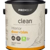 Premier Paint Premier Clean™ Interior Doors + Trim Paint, Satin, White, 1-Gal