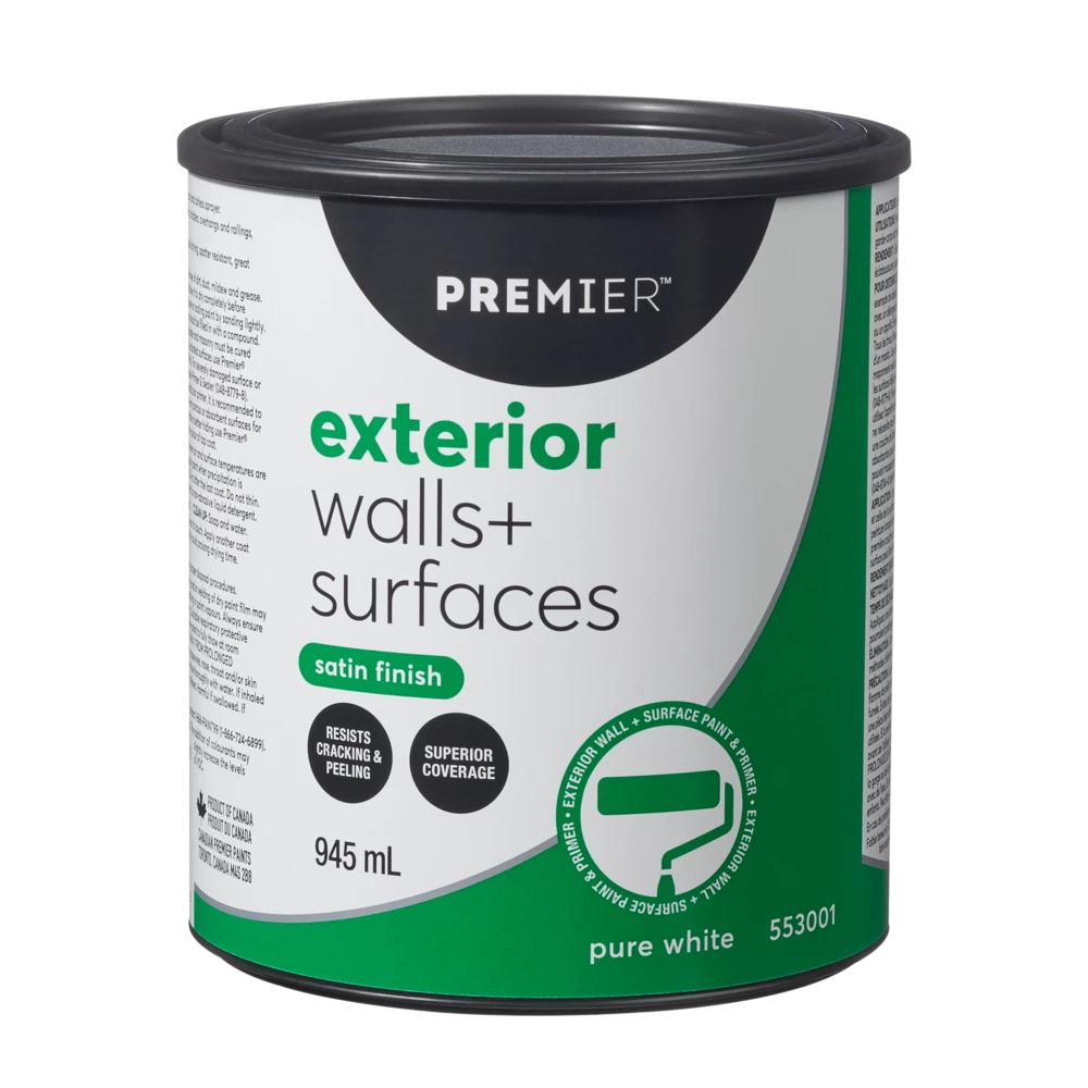 Premier Paint Premier Exterior Walls & Surfaces Paint, Superior Coverage, Satin, Gallon 2 Premier Paint Premier Exterior Walls & Surfaces Paint, Superior Coverage, Satin, Gallon - Image 2