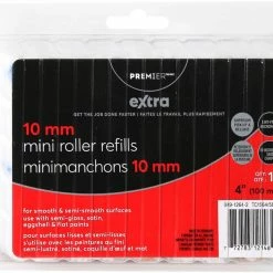 Premier Paint Premier Extra Lint Free Microfibre Mini Paint Rollers, 10-pk, 10-mm