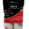 Premier Paint Premier Extra Exterior/Interior Mini Paint Roller Refills, 2-pk, 6-in