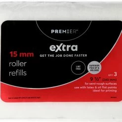 Premier Paint Premier Extra Lint Free Microfibre Paint Roller Refills, 3-pk, 9.5-in