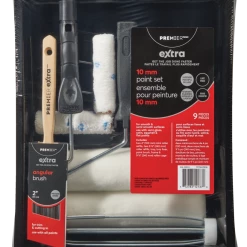 Premier Paint Premier Extra Lint Free Paint Roller Set, 9-pc, 10-mm
