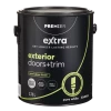 Premier Paint Premier Extra Exterior Doors & Trim Paint & Primer, Semi-Gloss, White, Gallon