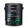Premier Paint Premier Extra Exterior Walls & Surfaces Paint & Primer, Flat, White, Gallon