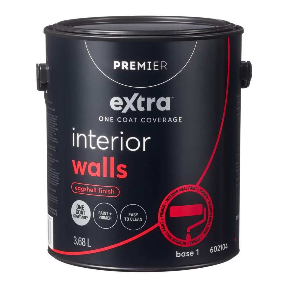 Premier Paint Premier Extra Interior Walls Paint & Primer, One Coat Coverage, Eggshell, Gallon 1 Premier Paint Premier Extra Interior Walls Paint & Primer, One Coat Coverage, Eggshell, Gallon