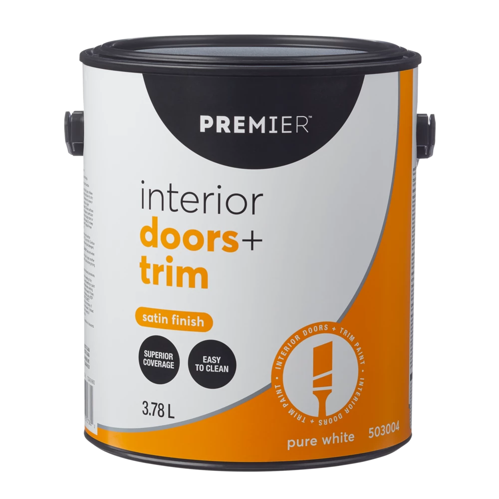 Premier Paint Premier Interior Doors & Trim Paint, Superior Coverage, Satin 1 Premier Paint Premier Interior Doors & Trim Paint, Superior Coverage, Satin