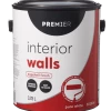Premier Paint Premier Interior Walls Paint, Superior Coverage, Eggshell, 1-Gal