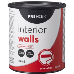 Premier Paint Premier Interior Walls Paint, Superior Coverage, Eggshell