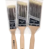 Premier Paint Premier Flat & Angle Poly Paint Brushes, 3-pk