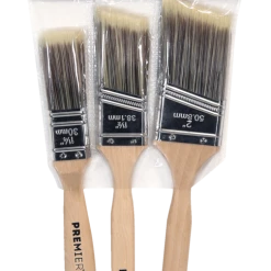Premier Paint Premier Flat & Angle Poly Paint Brushes, 3-pk