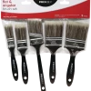 Premier Paint Premier Flat & Angle Poly Paint Brushes, 5-pk