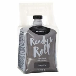 Premier Paint Premier Ready To Roll Interior Wall Paint, Eggshell, Graphite, 3.78-L/1-Gallon -Aqua-Dynamic Store premier ready to roll int paint graphite 94f06945 b26d 4ac1 9002 583e7db7afa2