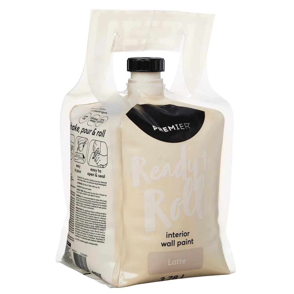 Premier Paint Premier Ready To Roll Interior Wall Paint, Eggshell, Latte, 3.78-L/1-Gallon 3 Premier Paint Premier Ready To Roll Interior Wall Paint, Eggshell, Latte, 3.78-L/1-Gallon - Image 3