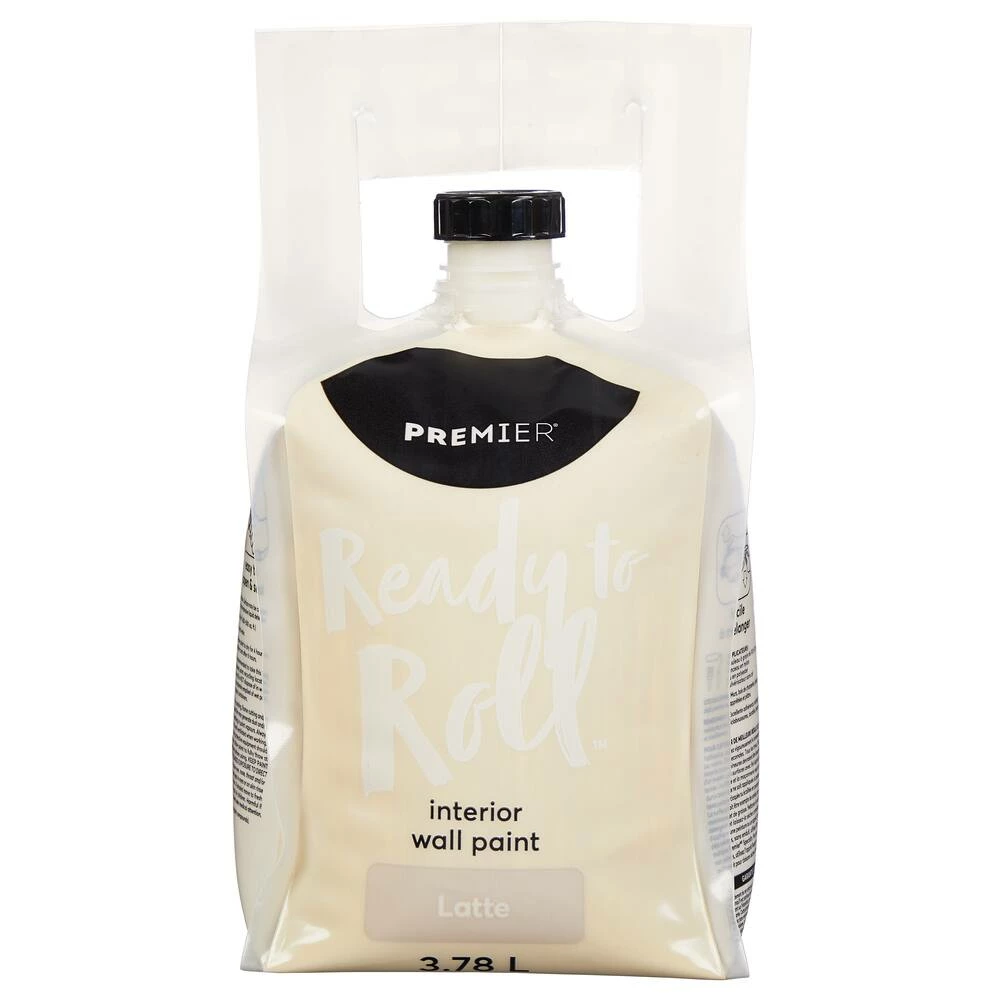Premier Paint Premier Ready To Roll Interior Wall Paint, Eggshell, Latte, 3.78-L/1-Gallon 2 Premier Paint Premier Ready To Roll Interior Wall Paint, Eggshell, Latte, 3.78-L/1-Gallon - Image 2