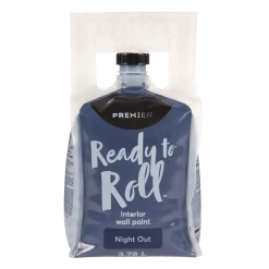 Premier Paint Premier Ready To Roll Interior Wall Paint, Eggshell, Night Out, 3.78-L/1-Gallon
