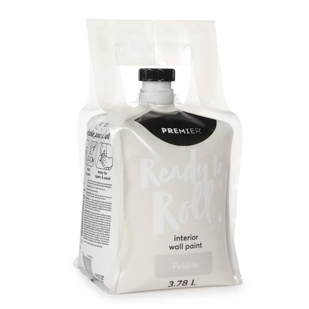Premier Paint Premier Ready To Roll Interior Wall Paint, Eggshell, Pebble, 3.78-L/1-Gallon 2 Premier Paint Premier Ready To Roll Interior Wall Paint, Eggshell, Pebble, 3.78-L/1-Gallon - Image 2