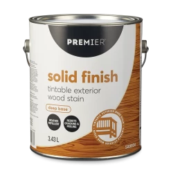 Premier Paint Premier Tintable Exterior Wood Stain, Solid, 3.78-L/1-Gallon