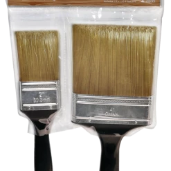 Premier Paint Premier Flat Poly Deck Stain Brushes With Plastic Handle, 2-pk