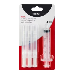 Premier Paint Premier Touch-Up Paint Pen With 20 ML Plastic Syringe, 4-pk